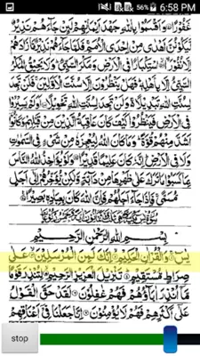 Surah Yaseen Audio Tafseer android App screenshot 0